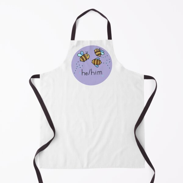 Aperçu de l'œuvre Il / Lui Pronoms Abeille créée et vendue par 88cranes.
