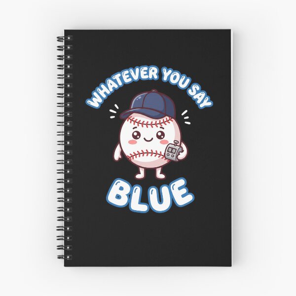 Item preview, Whatever You Say Blue Funny Baseball Scorekeeper designed and sold by snowry.