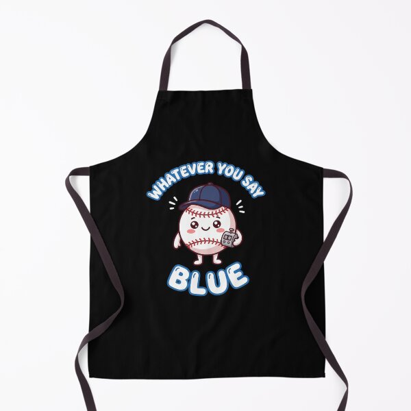 Item preview, Whatever You Say Blue Funny Baseball Scorekeeper designed and sold by snowry.