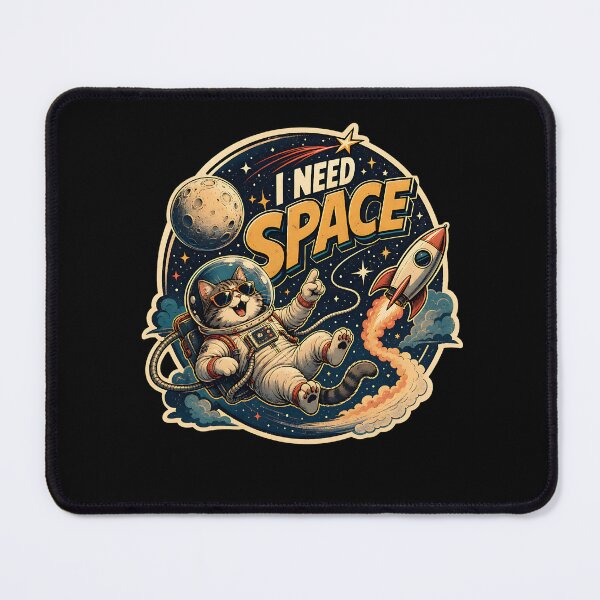 Item preview, Space Cat designed and sold by FreshPixelArt.