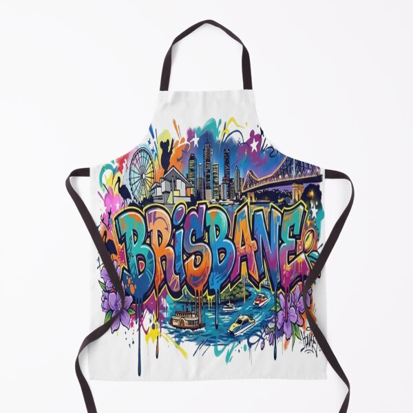 Item preview, Brisbane Graffiti Skyline Urban Street Art designed and sold by GraffiCity.