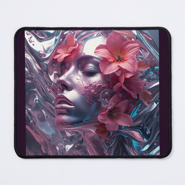 Item preview, ArtSurrealChromeFloral designed and sold by Artrendzs.