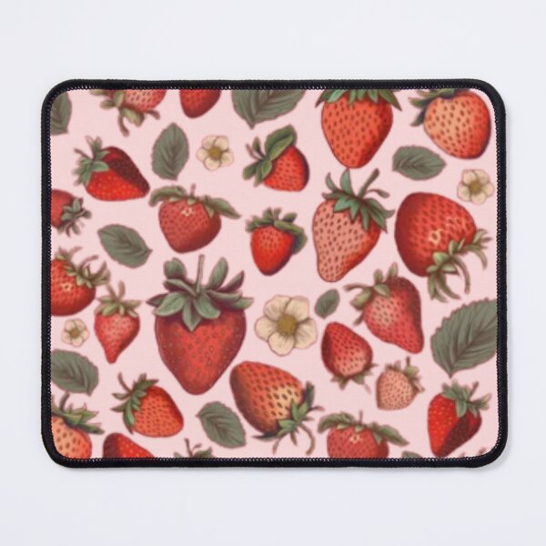 Item preview, Vintage Botanical Strawberry Garden Pattern designed and sold by RahniNM.