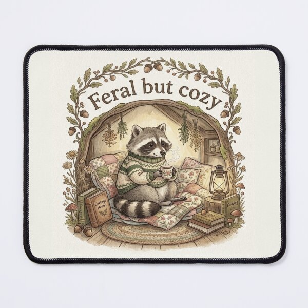 Item preview, Cottagecore Raccoon designed and sold by dupreestabs.