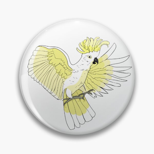 Item preview, Yellow Crested Cockatoo Parrot designed and sold by OrPolly.