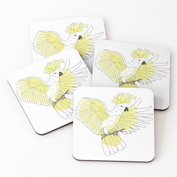 Item preview, Yellow Crested Cockatoo Parrot designed and sold by OrPolly.