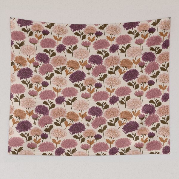 Item preview, Ornamental Chrysanthemum Texture - Flower Floral Pattern  - Gifts For Women designed and sold by RoyalStarsPatts.