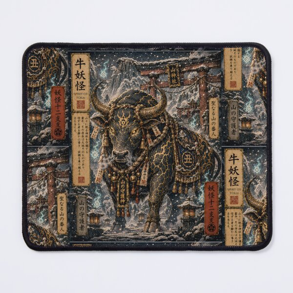 Item preview, Spirit Ox – Warden of the Sacred Mountains | Yokai Zodiac Collection designed and sold by KMChronicles.