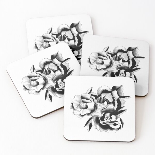 Item preview, Floral tattoo designed and sold by DrawnbyJtaylor.