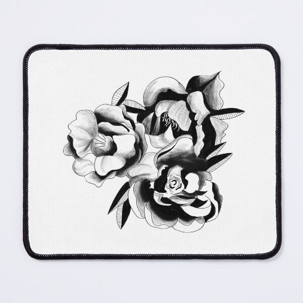 Item preview, Floral tattoo designed and sold by DrawnbyJtaylor.