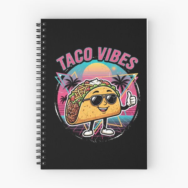 Item preview, Taco Vibes Retro Funny Taco Graphic designed and sold by delohill.
