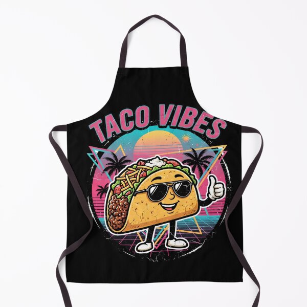Item preview, Taco Vibes Retro Funny Taco Graphic designed and sold by delohill.