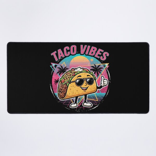 Item preview, Taco Vibes Retro Funny Taco Graphic designed and sold by delohill.