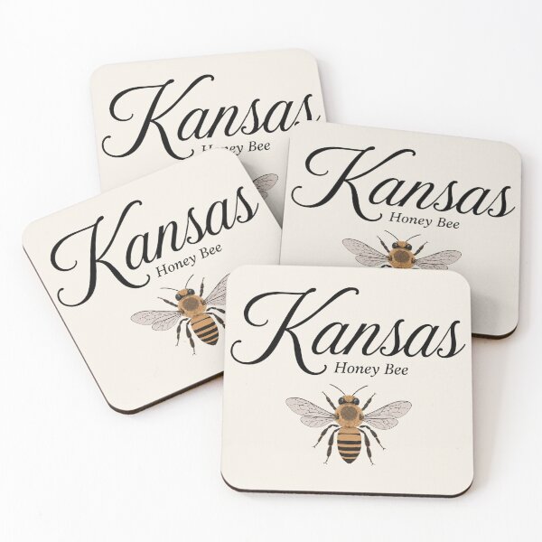 Item preview, Kansas Honey Bee State Insect Poster designed and sold by The-Drip-Studio.