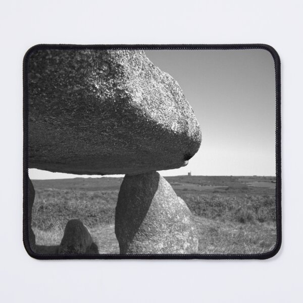 Item preview, Lanyon Quoit, Madron, in Cornwall. Photograph in Black and White designed and sold by Postcards From The Dark Side .