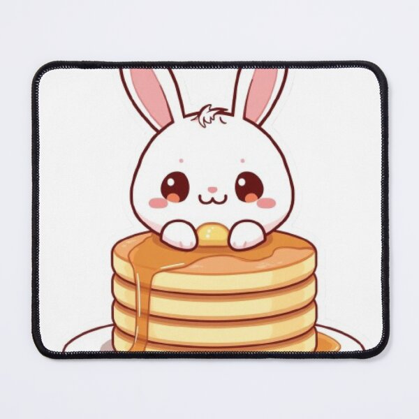 Item preview, Cute Pancake Bunny Sticker | Kawaii Breakfast Bunny Gift designed and sold by Stylestickers55.