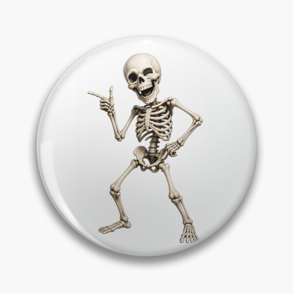 Item preview, Funny Dancing Skeleton Illustration | Humorous Skeleton Cartoon | Spooky Halloween Skeleton Art | Gothic Humor Graphic | Cute Skeleton Design designed and sold by holistech.