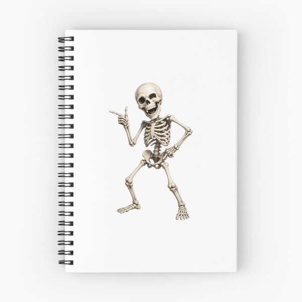 Item preview, Funny Dancing Skeleton Illustration | Humorous Skeleton Cartoon | Spooky Halloween Skeleton Art | Gothic Humor Graphic | Cute Skeleton Design designed and sold by holistech.