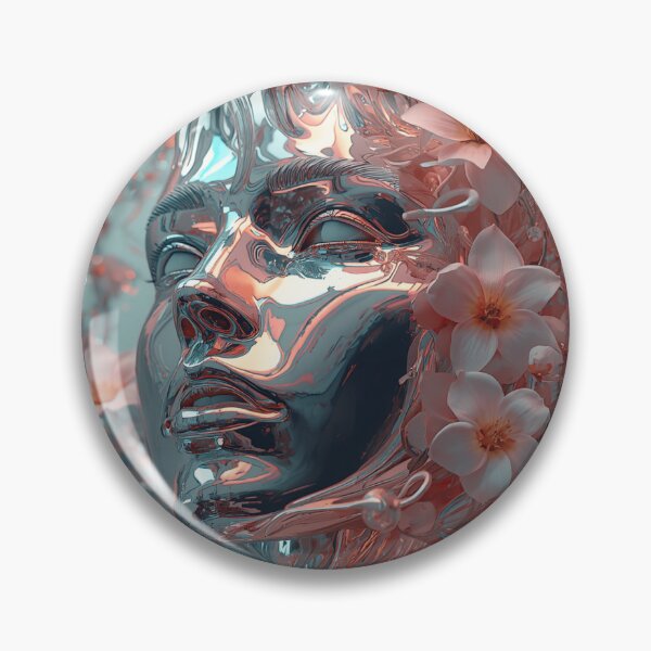 Item preview, ArtSurrealMetallicFloral designed and sold by Artrendzs.