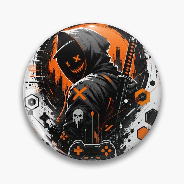 Item preview, Cyberpunk Gamer Ninja designed and sold by SupernovaNote.