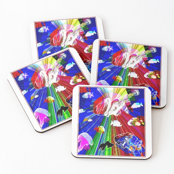 Item preview, Fanciful Aquarium Abstract Expressionist, Digital Illustration designed and sold by AMacGPhilly.