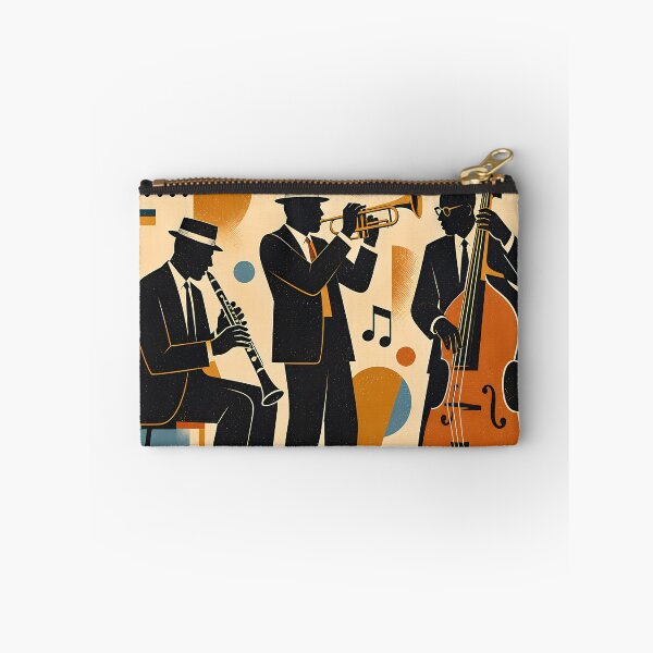 Item preview, Mid Century Modern Jazz Trio Minimalist Art designed and sold by Lee Hiller Designs.