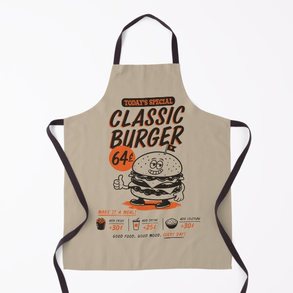 Aperçu de l'œuvre Menu classique de diner vintage avec burgers créée et vendue par CamaleonDesigns.