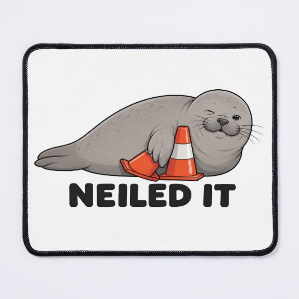 Item preview, Neil the seal - Neiled it designed and sold by OndaLifeCo.