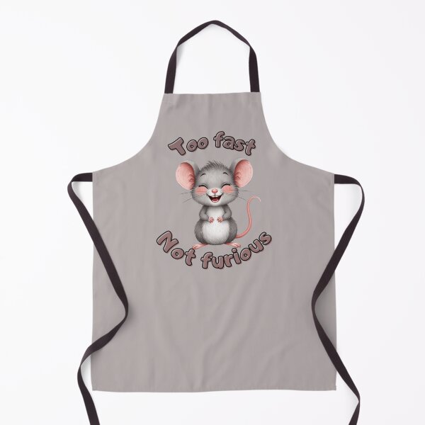 Item preview, Too Fast Not Furious Cute Cartoon Mouse designed and sold by TheFrameVault.