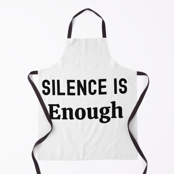 Item preview, Silence Is Enough Minimalist Quiet Introvert Power Quote designed and sold by FarazDesign110.