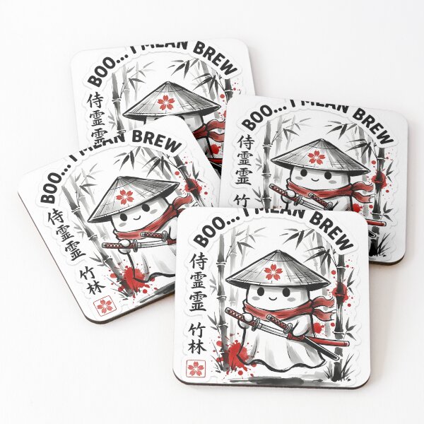 Item preview, Boo... I Mean Brew Samurai Ghost designed and sold by SupernovaNote.