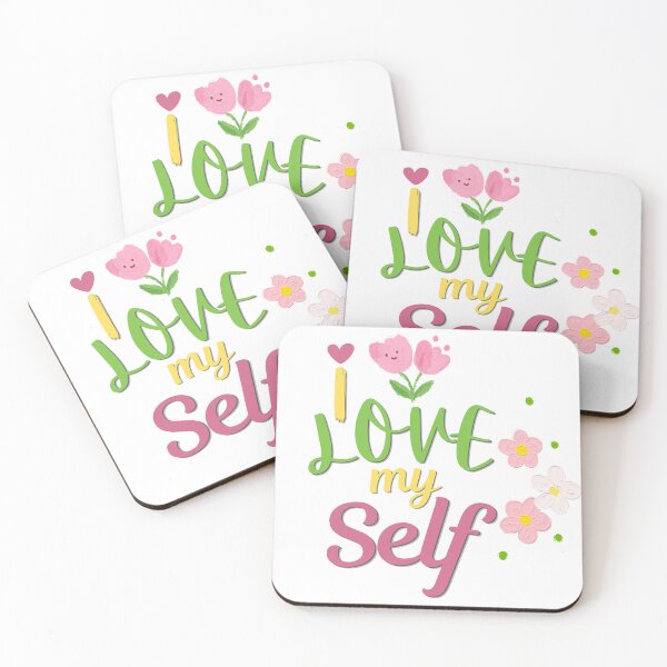 Item preview, I Love my Self  -  Motivational quote designed and sold by CRAFT-ID.