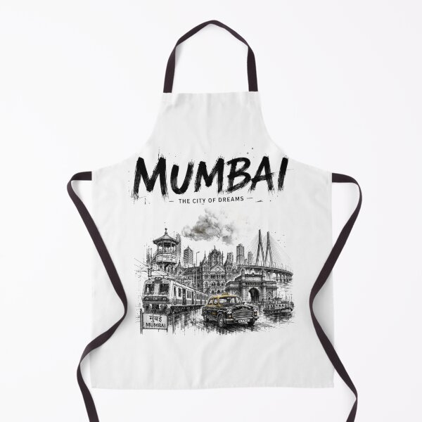 Item preview, Copy of Mumbai – The City of Dreams | Taj Mahal Palace, CSMT, Sea Link & Vintage Taxi Graphic T-Shirt | India Travel Streetwear ver 19 designed and sold by mndesignworx.