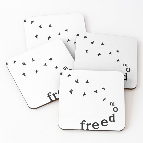 Item preview, Tipografía minimalista Freedom Birds designed and sold by Reshmakhan.