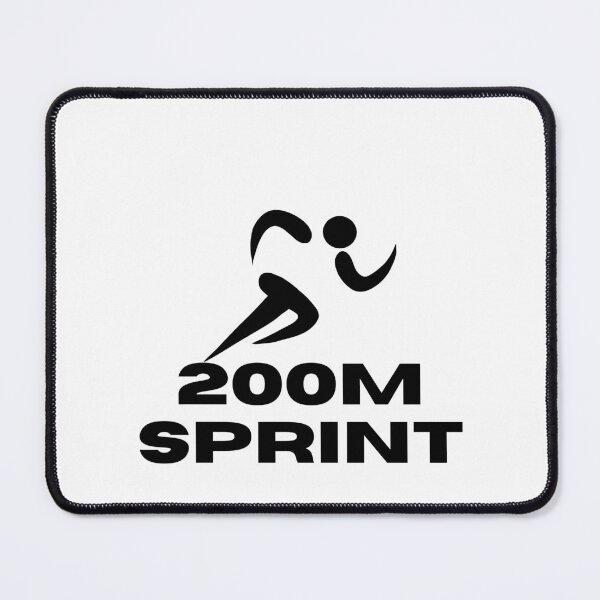 Item preview, 200m SRPINT - BLACK designed and sold by ArtsyCity.