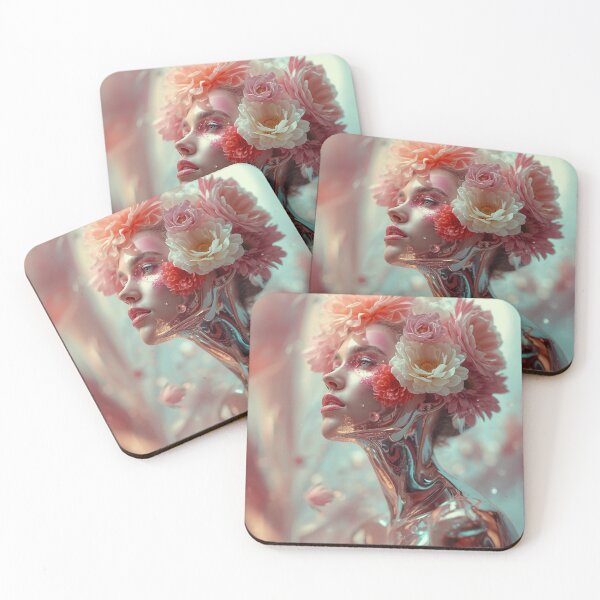 Item preview, ArtSurrealMetallicFloral designed and sold by Artrendzs.