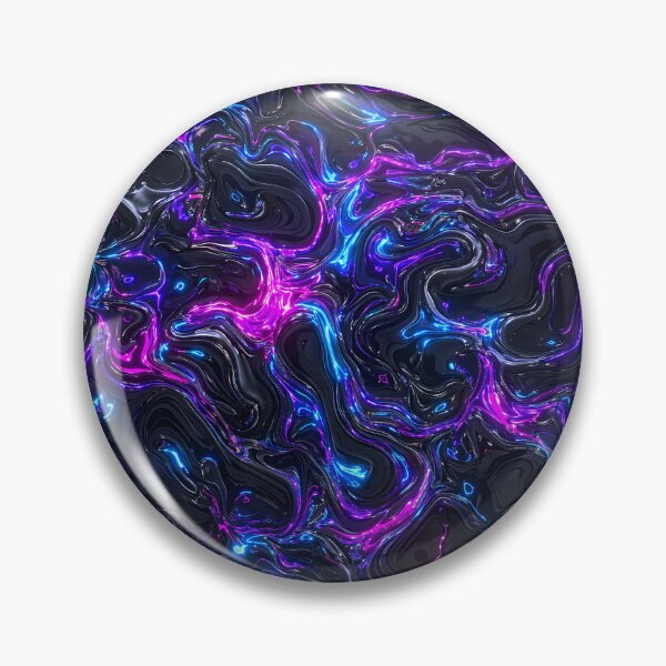 Item preview, Cyberpunk Liquid Chrome Neon Synthwave Pattern designed and sold by Aimaniia666.
