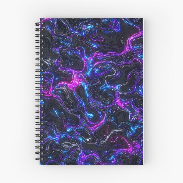 Item preview, Cyberpunk Liquid Chrome Neon Synthwave Pattern designed and sold by Aimaniia666.