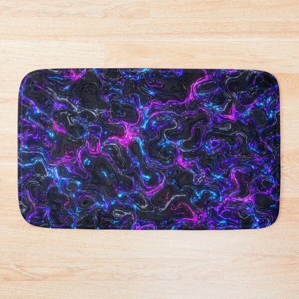 Item preview, Cyberpunk Liquid Chrome Neon Synthwave Pattern designed and sold by Aimaniia666.