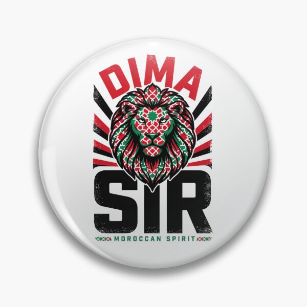 Item preview, DIMA SIR Moroccan Atlas Lion Vintage Pride Design designed and sold by arabiw.