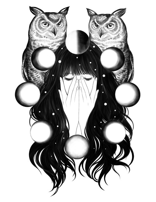 Aperçu de l'œuvre Moonspells créée et vendue par Andrea Hrnjak.
