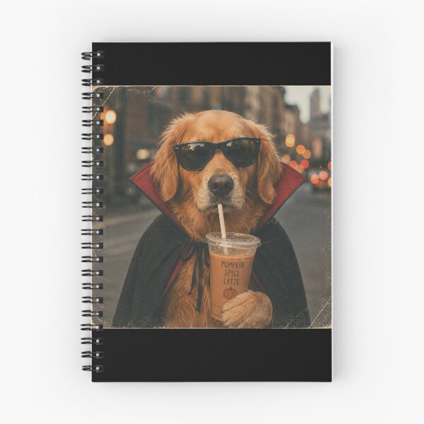 Item preview, Golden Retriever Halloween Fall Pumpkin Spice Vampire  designed and sold by clothesy7.