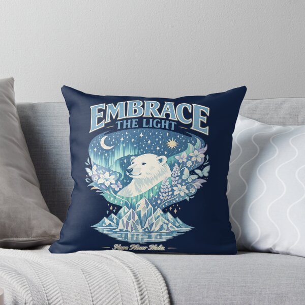 Item preview, Embrace the Light – Polar Bear Cosmic Hope Art designed and sold by Dogandesighn.