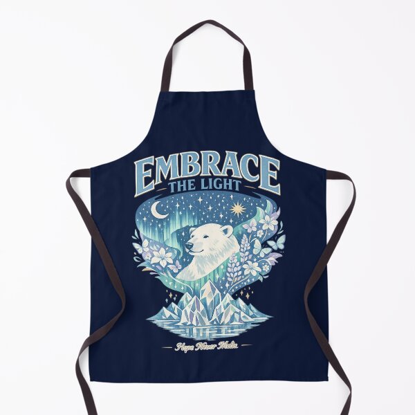 Item preview, Embrace the Light – Polar Bear Cosmic Hope Art designed and sold by Dogandesighn.