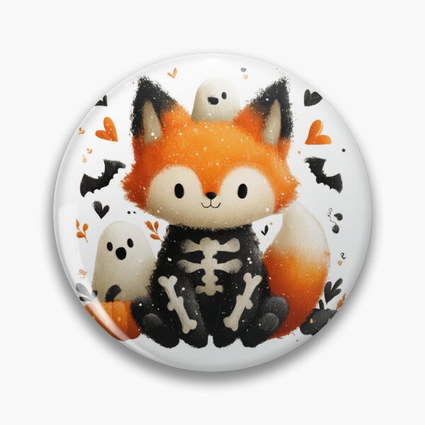 Item preview, Cute Skeleton Fox Halloween designed and sold by LovePrintArt.