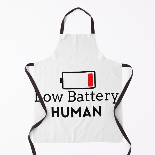 Item preview, Low Battery Human Hilarious Social Anxiety Low Energy Meme designed and sold by FarazDesign110.