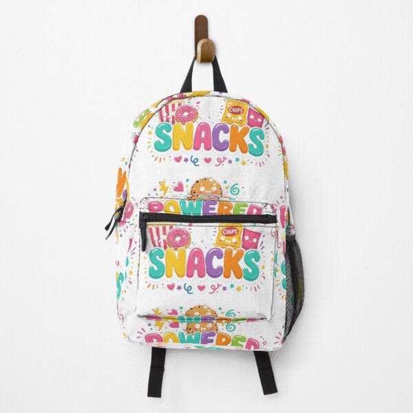 Item preview, Powered by Snacks | Cute Kawaii Snack Food Typography T-Shirt | Funny Food Lover Design designed and sold by Faisal Shah.