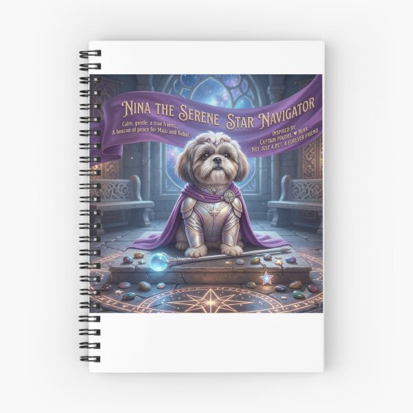 Item preview, Nina: The Ultimate Cosmic Shih Tzu Princess – A Divine Star Navigator designed and sold by pixelandpassionart.