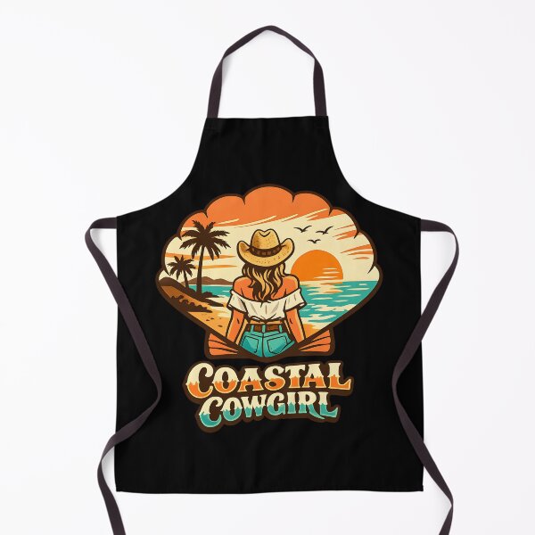 Item preview, Coastal Cowgirl Retro Beach Sunset Western Boho Summer Vibes designed and sold by Artycom.