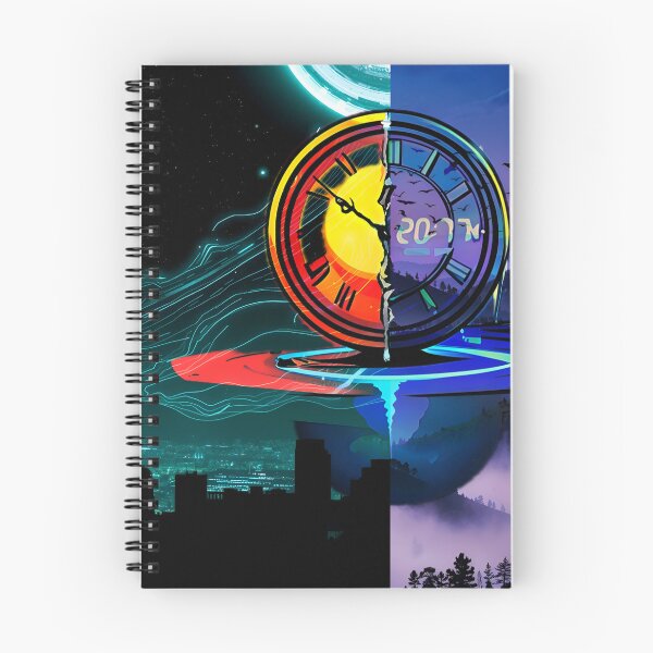 Item preview, Time Travel Cyber City and Mountain Nature Pop Art designed and sold by Daniela`s shop.